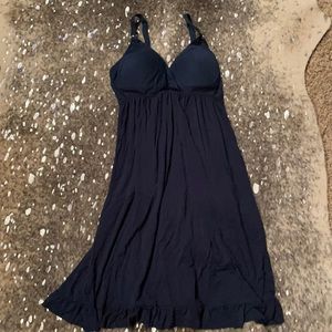 Maternity/nursing night gown, L/XL, navy blue